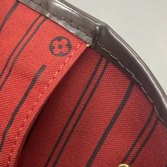 LOUIS VUITTON Neverfull GM Shoulder Tote Bag Damier Leather Brown N51106 43YH535 - Picture 13 of 15